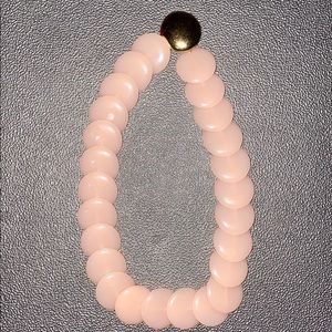 Trifari pink pearl necklace